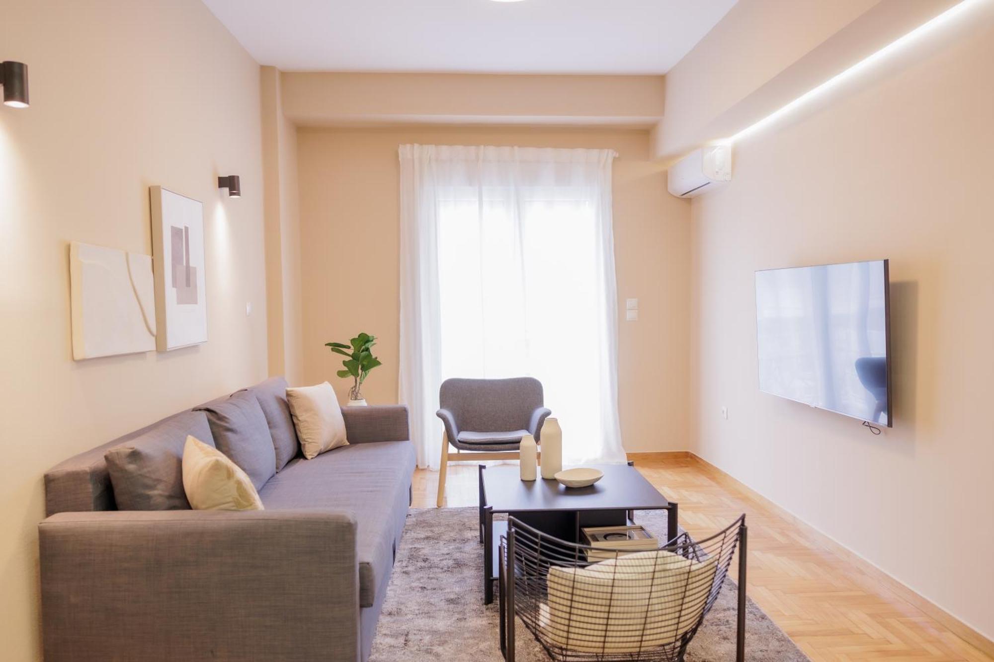 Modern 2Bdr Apt - 2' To Metro - Direct To Acropolis